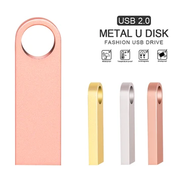 NOUL Stick de 64GB, 128GB Memorie Stick de 128GB 64GB 32GB 16GB 8GB USB Flash Drive Metal rezistent la apa 8 16 32 64 128 GB USB Flash Drive
