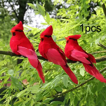 Creative Simulată Păsări Figurine Decorative Frumoase Animale Păsări Decor Statuie Model pentru Curte Nunta Gard în aer liber Ornament