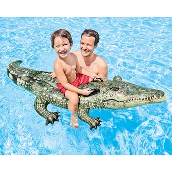 Speriat De Simulare De Crocodil De Apă De Mică Adâncime Joc Biliard Copii Float Mat Piscină Pat Gonflabil Înfricoșătoare Animale Pluta Jucarii