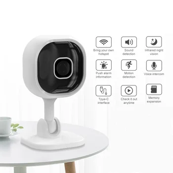 Smart Security Camera 1080P Camere Wireless security-protecție pentru Acasă de Supraveghere CCTV aparat de Fotografiat Viziune de Noapte Două-way Audio