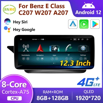 SNRG Android Radio Auto Cu GPS Bluetooth Pentru Mercedes Benz E-Class C207 W207 A207 Carplay Auto Stereo Multimedia Auto