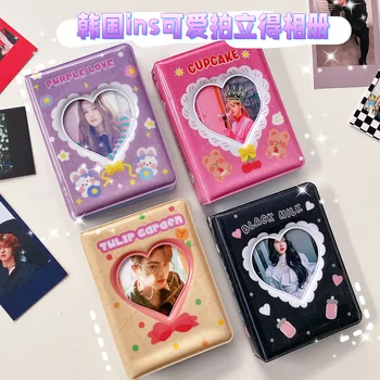 Yoofun 3 Inch Album Foto INS coreean Imaginea de Desene animate Drăguț de Stocare de Caz 40 Buzunare Album Kpop Photocard Titular