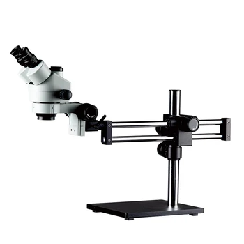 7X-45X Mobil HD cu Unghi Larg de Afișare Ocular Stereo Microscop Trinocular de Lucru Reglabil Distanta de Bijuterii de Fabricație