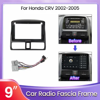 Android Auto multimedia player Cadru Cablu Pentru Honda CRV 2002 2003 2004 2005 Aplicabile 9 inch Gazdă de Radio Fascia Suport de Sârmă
