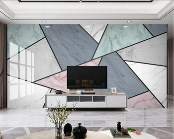 beibehang Personalizate minimalist modern geometrice marmură, piatră, lemn de cereale combinație tapet de fundal gazete de perete decor acasă