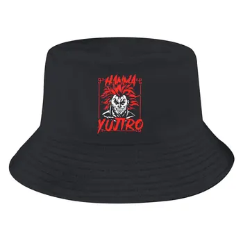 Grappler Baki Hanma Yujiro Dou Manga Găleată Pălărie Roșie Tare Bărbați Femei Pescar Capac Hip Hop Soare pe Plaja de Pescuit Pălării