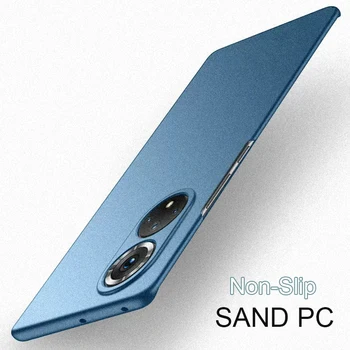 Non-Alunecare Slim Matte Caz Pentru Huawei P20 P30 P40 PRO P60 Nova 5T 8 9 10 SE Y70 Plus Rock Nisip Greu Ultra Subțire, rezistent la Șocuri PC Cover