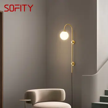TEMAR Moderne Alamă Tranșee de Perete de Lumină LED-uri de Interior, Aur, Cupru, Lângă Lampă Creator de Frumos Decor pentru Casa Dormitor și Scări