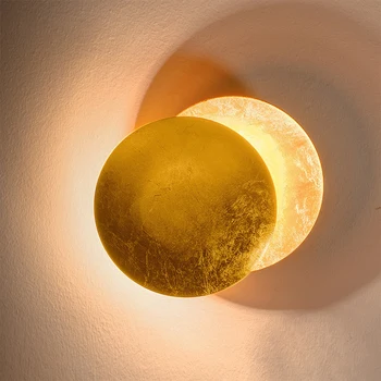 Modern Simplitate Luna LED Lampă de Perete Pentru a Decora Dormitorul Noptiera Coridor Scara de Perete corp de iluminat Lampa de Baie
