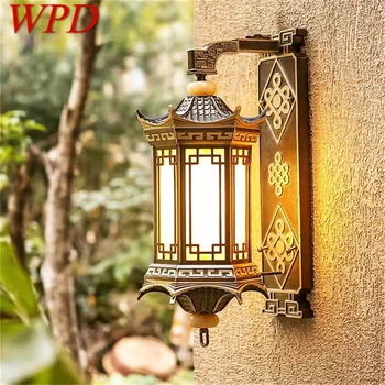 WPD în aer liber, Lămpi de Perete Bronz Iluminat cu LED-uri de Candelabre Clasice Impermeabil Retro pentru Acasă Balcon Decor
