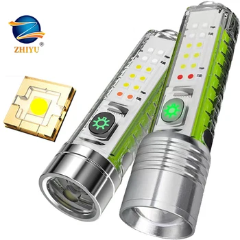 Noi 800LUX cel Mai Puternic Lanterna LED 30W USB Reîncărcabilă Lanterna flash de lumină Lumina 800M de Mare Putere Lanterna Tactice Felinar