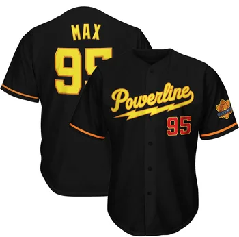 Personalizat fanii Powerline MAX Baseball Jersey broderie versiune de jachete în aer liber