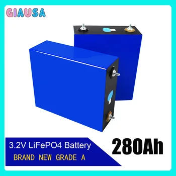 3.2 V Lifepo4 Baterie Solara 280Ah Reîncărcabilă Litiu Fosfat de Fier Mobil pentru 12V 24V 48V Barca de Golf RV Stivuitor