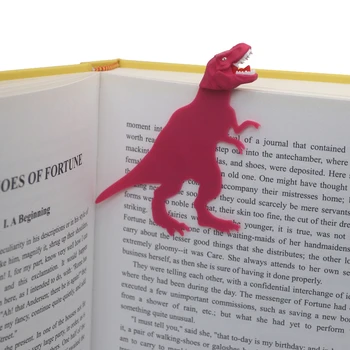 Dinozaur 3D Marcaje pentru Cărți Băiat de Desene animate Preferate Animalele de Carte Semnul de Carte Clipuri Amuzante Cadou de Papetărie Drăguț Rechizite Școlare