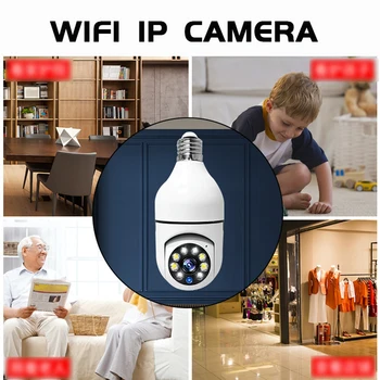 Bec acasă 2.4 G Wireless WiFi Inteligent Infrarosu HD 1080P de Detectare a Mișcării de Siguranță pentru Copii Camera