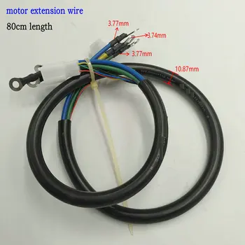 Motor trifazic/Hallsensor Sârmă Extensia de Cabluri de Cupru Pur de Bază Biciclete Electrice Accesoriu Scuter SKATEBOARD Trycicyle Piese
