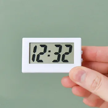 5.2*2*3.5 cm Mini Portabil Ceas de Birou 12Hour Timp de Afișare Ceas Digital cu Data Electronice Ceas de Masa pentru Student/Masina/Dormitor