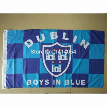 Comitatul Dublin Pavilion Irlandez de Stat 150X90CM Banner 100D Polyester3x5 FT Garnituri de Alama