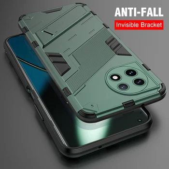 Anti-drop Coajă de Protecție Punk ormor Pentru OnePlus 11 Oneplus11 Anti-toamna Invizibil Suport Plin Caz de Protecție Anti-alunecare