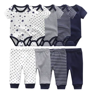 haine pentru copii nou-născut băiat fată costume și pantaloni costume copilul de îmbrăcăminte pentru copii din bumbac pentru sugari romper seturi roupas de bebe