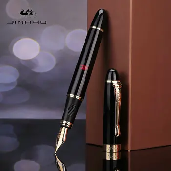 JINHAO X450 Clasice de pe Corp Gros 0,5 mm Peniță de Stilou de Înaltă Calitate de Metal Stilou de Lux Stilouri de Cerneală pentru Scris