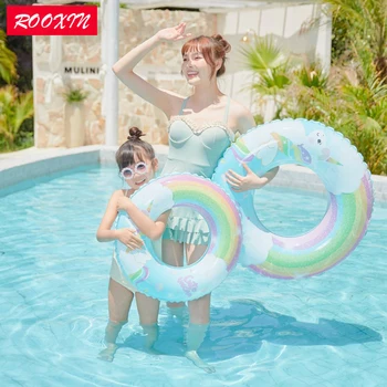 ROOXIN Gonflabile Jucării Copil Copil Inel de Înot cu Tub Float Inel de Înot Pentru Copil Adult Cerc de Înot de Înot Piscină cu Apă Echipamente de Joacă