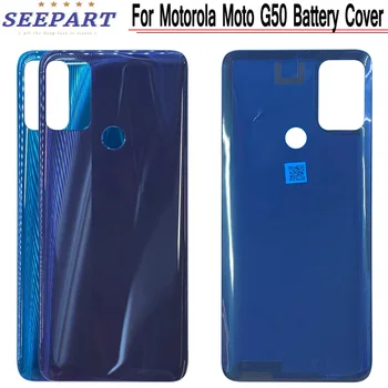 Testat de Noi Pentru Motorola Moto G50 Spate Capac Baterie Usa din Spate de Sticlă Repararea Locuințelor de Piese Pentru Moto G50 Capacul Bateriei XT2137-1