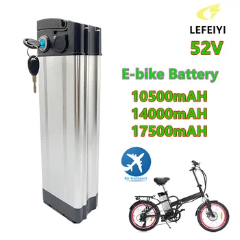 Cele mai noi Silverfish 18650 Celule E-bike Bateria cu Litiu 52V 10.5 Ah 14AH 17.5 AH Baterie Puternic Biciclete Electrice Conversii