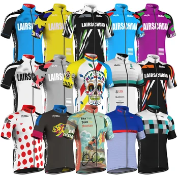 Bărbați Ciclism Jersey Îmbrăcăminte iute Uscat Femei Biciclete Mâneci Scurte MTB Ropa Ciclismo Hombre 2023 Haine Biciclete de Sosea Tricouri