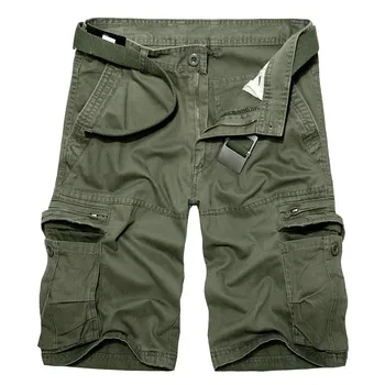 2020 Mens Militar Cargo pantaloni Scurți de Vară armata verde de Bumbac Scurt homme Pierde Multi-Buzunar de pantaloni Scurți Homme Casual Pantaloni Bermude