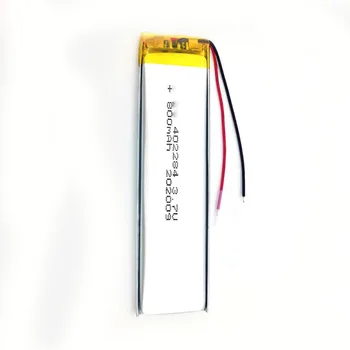 Reîncărcabilă 800mAh 402284 Litiu Ion Polimer Baterie Pentru Jucarii Electrice Inteligent Ceas MP4 Comprimat MP3 DVD GPS