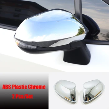 Pentru Toyota Yaris 2020 2021 accesorii ABS Chrome/fibră de Carbon Usi Laterale Oglinda retrovizoare Acopere Garnitura Capac ornament plastic 2 buc