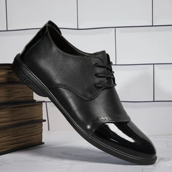 Pantofi de sex masculin 2022 Moda Primavara Toamna de Agrement, birou Footwear Mens Pantofi de Lux din Piele Barbati Casual Pantofi Oxford de Dimensiuni Mari
