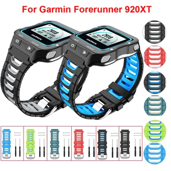 Silicon Bratara Curea de Ceas Pentru Garmin Forerunner 920XT GPS 920 XT Watchband de Funcționare Înot Ciclu de Formare Sport Bracelt Correa
