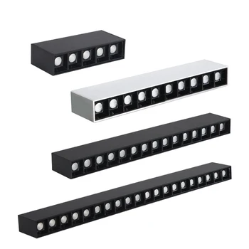 10W 20W square LED Downlight LED Spot de lumină LED Lampă de Plafon, corp alb /negru corp