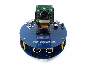 AlphaBot2 robot kit de construcție pentru Raspberry Pi Zero/Zero W (nu Pi) caracteristici linie de urmărire, monitorizare video, etc usor de asamblat