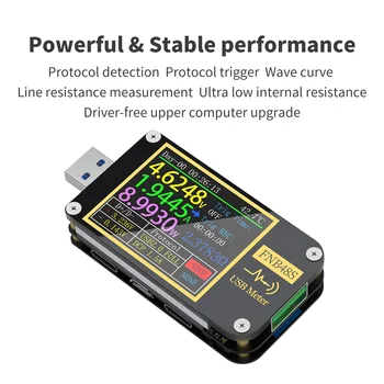 FNIRSI L40 PD declanșa Voltmetru ampermetru de Curent și Voltmetru USB tester QC4+ PD3.0 2.0 PPS încărcare rapidă protocol de testare a capacității