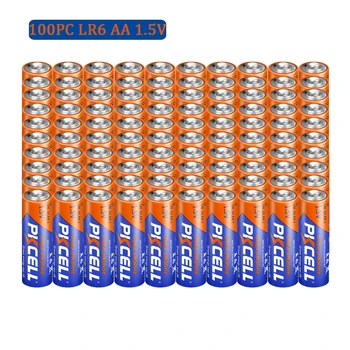 100PC MN1500 Baterie LR6 E91 AM3 1.5 V Double Baterii Alcaline AA De 10 Ani pentru Tastaturi Ceasuri de Jucării Control de la Distanță