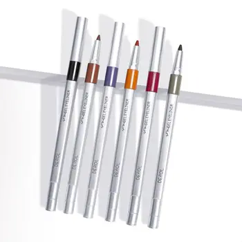 6 Culori Creion Dermatograf Mat De Lungă Durată Impermeabil Nu Infloreste Eye Liner Pen Petrecere De Machiaj Dermatograf, Fard De Ochi Pen