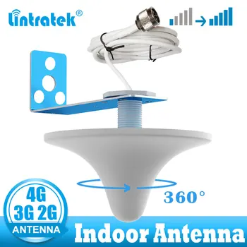 Lintratek 2G 3G 4G Antenă de Interior 360°Acoperi Omni Antena de Plafon de 800-2700MHz Pentru Rapel Telefon Mobil Semnal Repeater