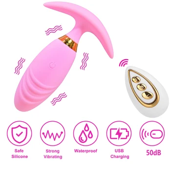 Smart Wireless De Control De La Distanță Vaginale Vibrator Adult De Sex Feminin Pentru Masaj Din Silicon Ou Jucărie De Sex Anal Consumabile Pentru Adulți Masturbari