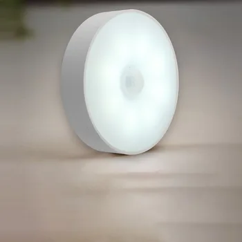 Smart Noptiera Corpul Uman Inducție USB Lumina de Noapte LED-uri de Încărcare Cabinet de Dormit Dormitor Noptieră Lampa