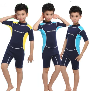 Fundivers 2,5 mm Costumul de înot Pentru Copii de Înot Costum Inaltime Qunlity Copii Dving se Potriveste