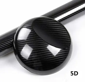 152x10/50cm High Glossy 5D Fibra de Carbon Ambalaj de Film de Vinil Motocicleta Tableta Autocolante Și Decalcomanii Auto Accesorii Auto Styling