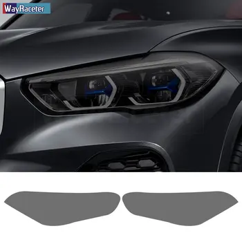 2 Buc Far Auto cu Folie de Protecție Transparentă Fum Negru TPU Autocolant Pentru BMW X5 G05 M F95 2023 2022 2021 2019 2020