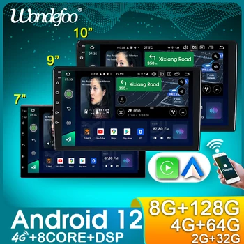 universal 2 DIN Radio Auto 7 9 10 Inch Android Player Multimedia, GPS, WIFI, Bluetooth CarPlay Pentru Toyota Volkswagen, Hyundai, Nissan