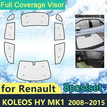 Acoperire completă Umbrele de soare Pentru Renault Koleos HY MK1 2008~2015 VW Auto de Protectie solara Geamuri Laterale Fereastra Vizorului Shaby Accesorii