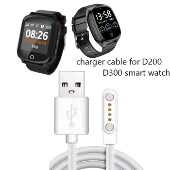 cablu de încărcare pentru D200 D300 în Vârstă gpsTracker ceas inteligent ceas de mână ceas telefon cabluri de încărcare 4pin magnetic încărcătoare