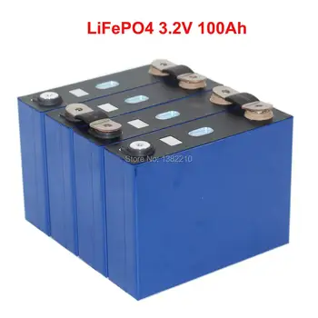 4BUC/lot LiFePO4 3.2 V 100Ah 3C 300A descărcarea de Gestiune Pentru RV și Stocare a Energiei Solare