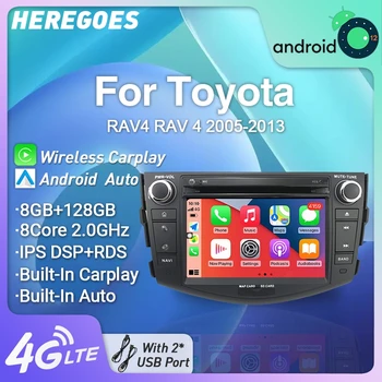 Carplay DSP Android 11 Car DVD Player Pentru Toyota RAV4 RAV 4 XA30 2005 - 2013 4G LTE 8G+128G GPS Radio-Navigație Audio Stereo